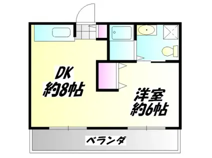 リエス箱根湯本(3LDK/4階)の間取り写真
