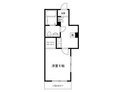 CASA ESPINACA(1K/1階)の間取り写真