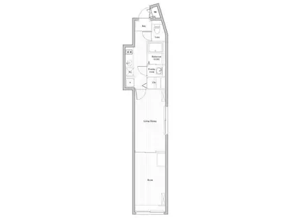 CREATIF南品川(2K/5階)の間取り写真