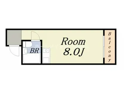 カイザ71(ワンルーム/4階)の間取り写真