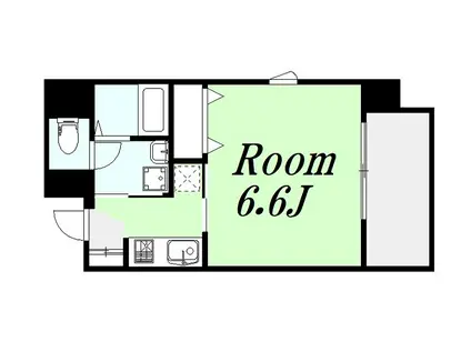 プレミアムステージ新大阪駅前(1K/11階)の間取り写真