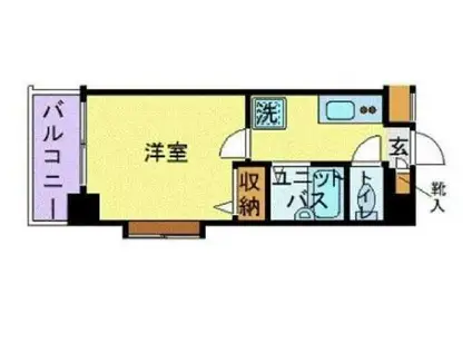 スカイコート本郷東大前第3(1K/6階)の間取り写真