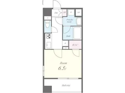 イストアール(1K/7階)の間取り写真