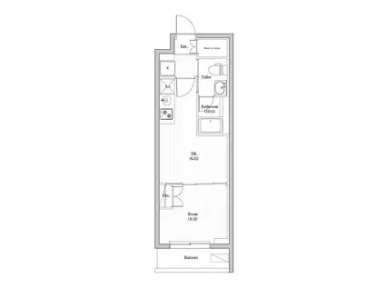 アーバンパーク東向島(1DK/4階)の間取り写真