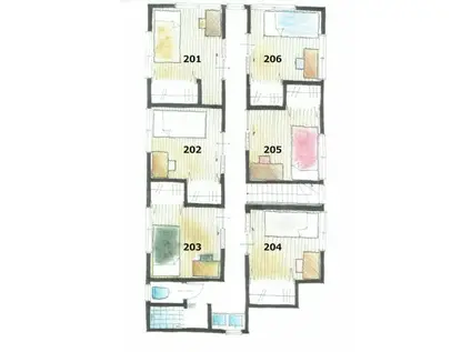 にゃんこハウス西早稲田(ワンルーム/2階)の間取り写真