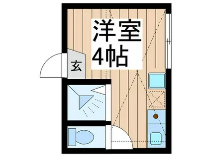 TM北千住(ワンルーム/2階)の間取り写真