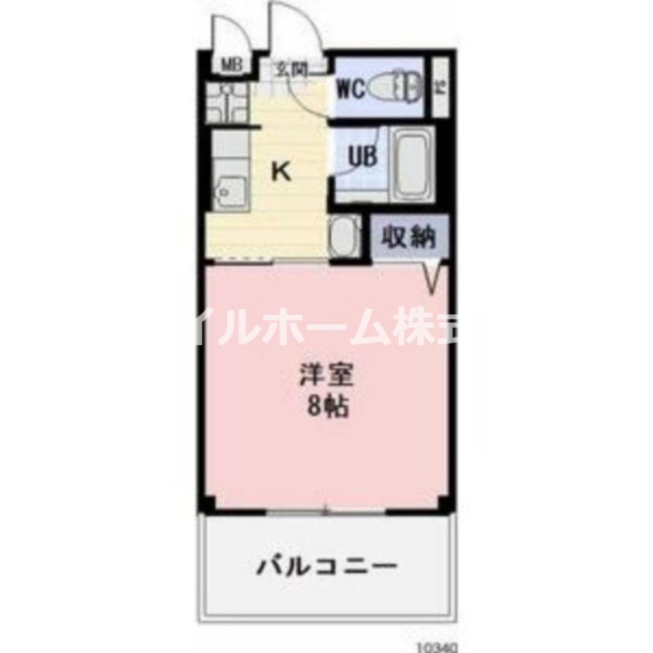 ソフィア(1K/1階)の間取り写真
