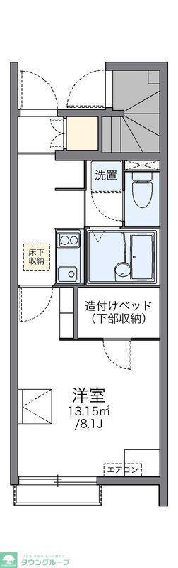 レオネクストエンブレム並榎(1K/1階)の間取り写真