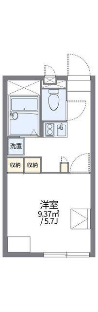 レオパレスM&S(1K/2階)の間取り写真