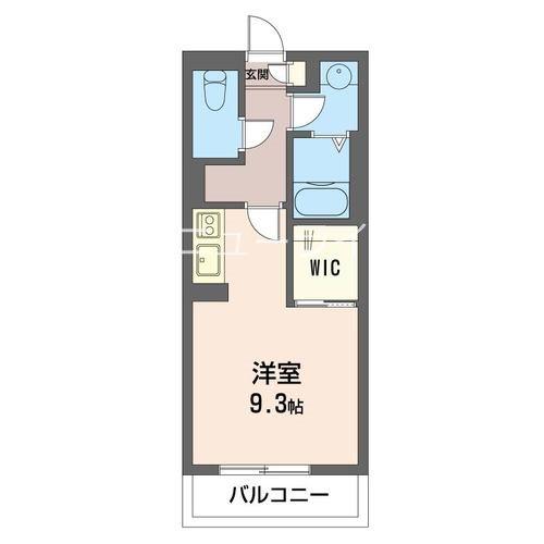 ティーエフエム湘南(ワンルーム/2階)の間取り写真