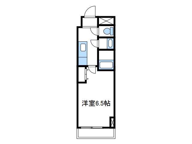 リヴェール相模々丘(1K/3階)の間取り写真