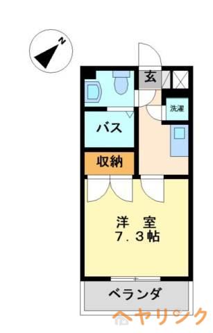 CONDE藤が丘(1K/11階)の間取り写真