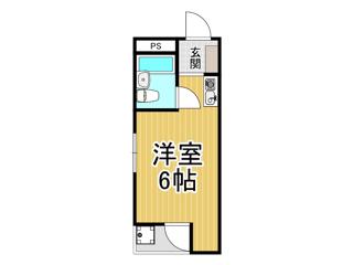 モルゲンロート塚口(ワンルーム/5階)の間取り写真
