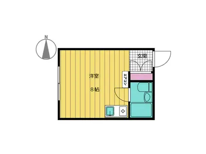 ウイングプラザ津新町(ワンルーム/3階)の間取り写真