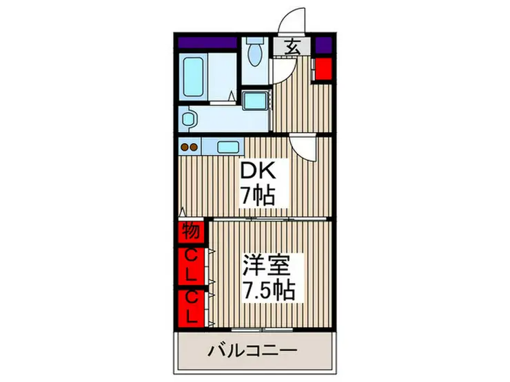 横田商事第6ビル 2階階 間取り