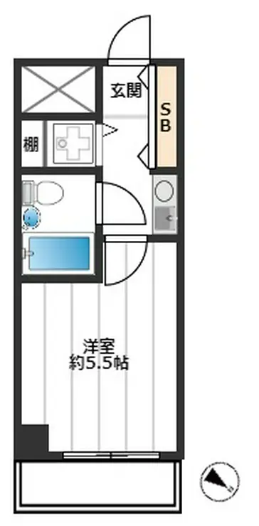 ライオンズプラザ本蓮沼 10階階 間取り