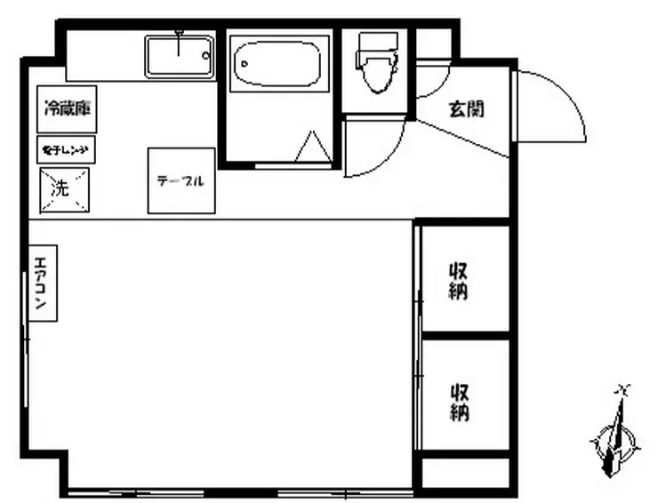 デューク浅草 4階階 間取り