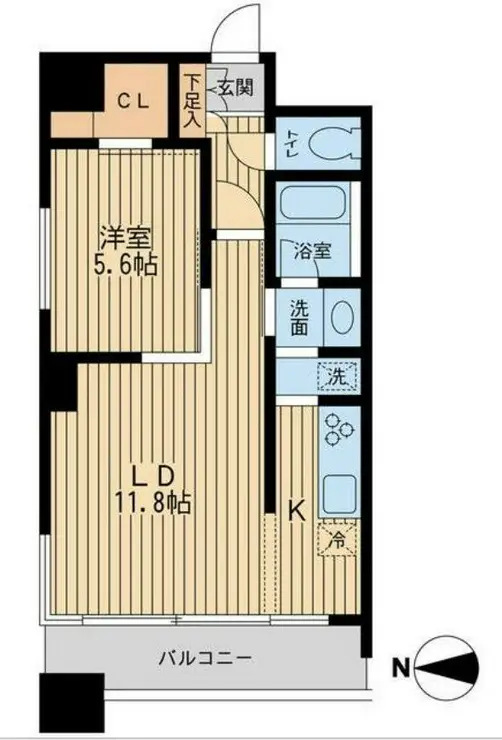 ドゥーエ清澄白河 10階階 間取り
