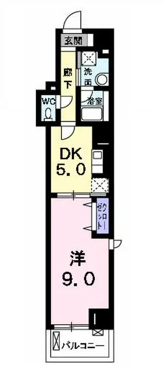 ミッドヴィラレジデンス 2階階 間取り