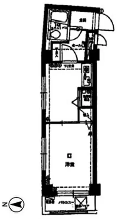ライオンズマンション太子堂第2 2階階 間取り