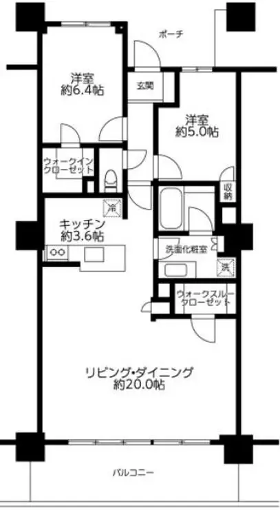 コットンハーバータワーズベイ ウエスト 10階階 間取り