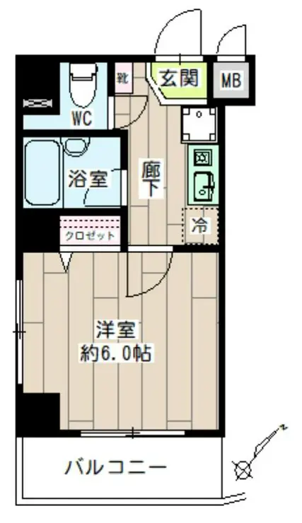 HOUZEN VII 7階階 間取り