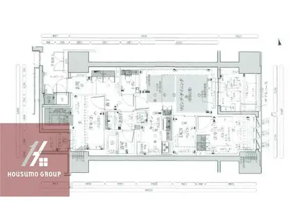 グランドメゾン北堀江レジデンス(2SLDK/12階)の間取り写真