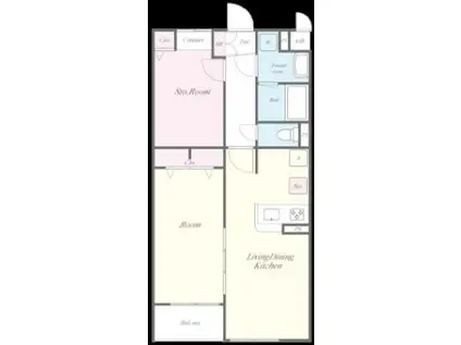 T ANNEX(1SLDK/2階)の間取り写真