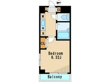 スペーシア高円寺II(1K/7階)の間取り写真