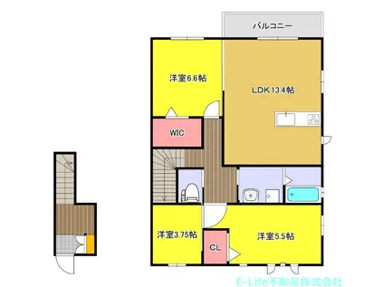 さくらハイム(2SLDK/2階)の間取り写真