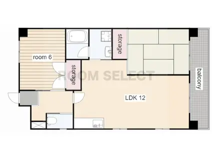 STビル(2LDK/2階)の間取り写真