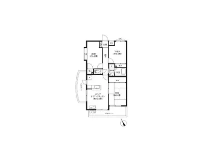 ソレイユモトニ(3LDK/2階)の間取り写真