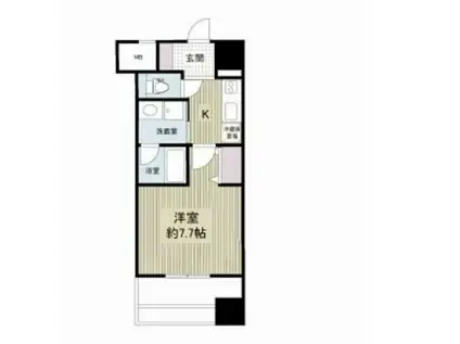 レジディア久屋大通(1K/2階)の間取り写真