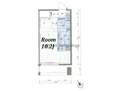 パティーナ三田台(ワンルーム/3階)の間取り写真