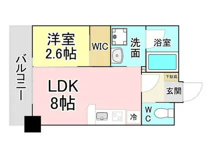 グラン グレイス(1LDK/3階)の間取り写真