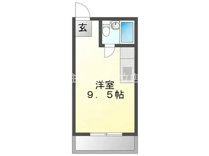 メゾンダイケー(ワンルーム/3階)の間取り写真