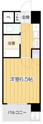 新大阪プライマリーワン(1K/9階)の間取り写真