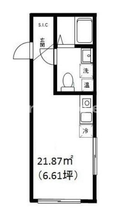 COCOFLAT王子(ワンルーム/1階)の間取り写真