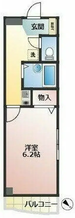 クレセントトミザワ 5階階 間取り