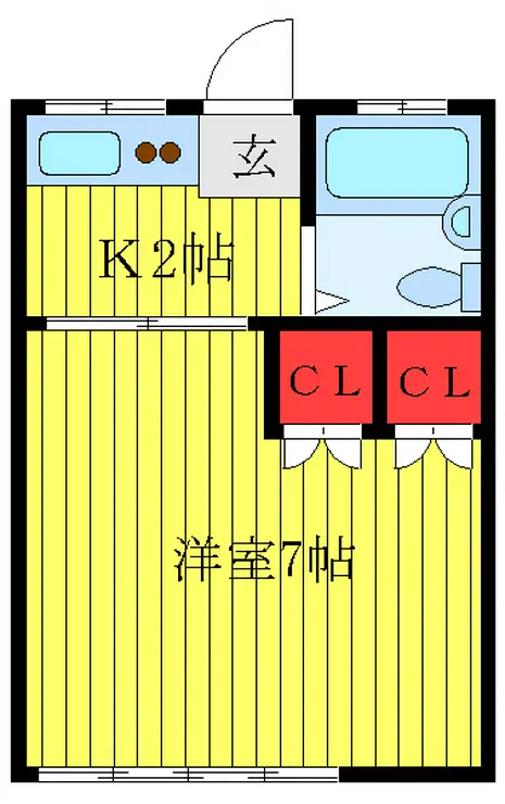 メゾンヒライシ 2階階 間取り