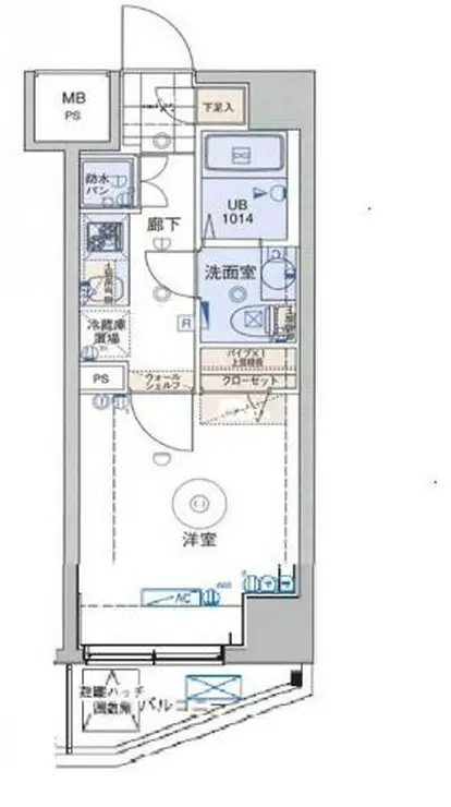 ブライズ高井戸 2階階 間取り
