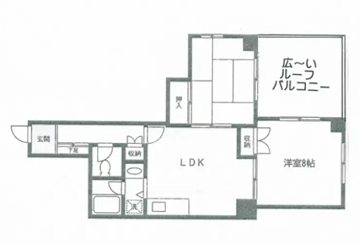 矢沢ビル 3階階 間取り