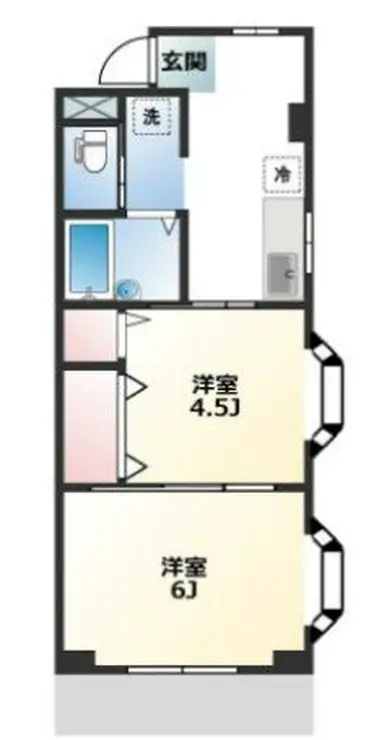 サイトウハイツ 2階階 間取り