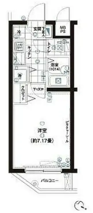 ガリシア江古田 2階階 間取り