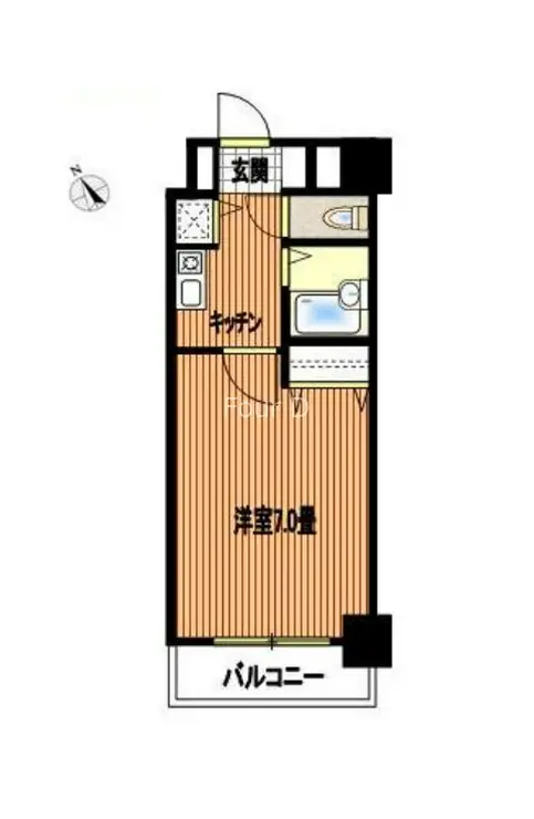メインステージ茅場町 6階階 間取り