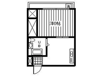 SOLEILII(1K/1階)の間取り写真