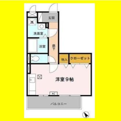 ラシック(1LDK/1階)の間取り写真