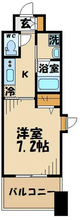 ZOOM府中 6階階 間取り