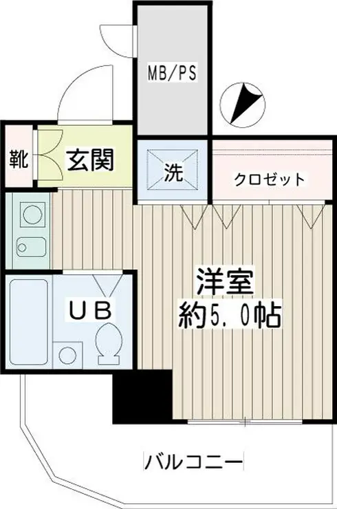 ネオマイム新子安弐番館 3階階 間取り