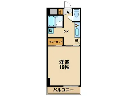 ソフィアレジデンス(1K/3階)の間取り写真